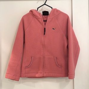 Little girls, Vineyard Vines fleece zip up hoodie coat